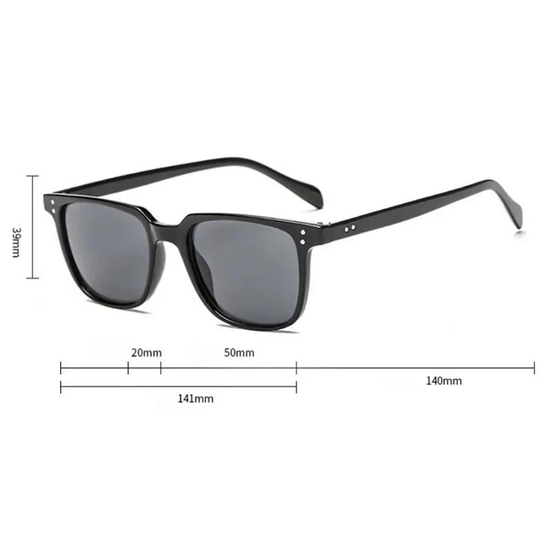 2024 Fashion Square Driver Sunglasses Men Vintage Shades Male Sun Glasses Brand Design Mirror Retro Eyewear Oculos De Sol