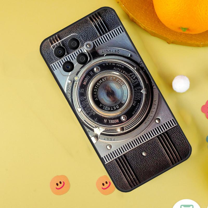 Retro Camera Vintage Case For Samsung Galaxy M20 M35 M55 M15 M32 M16 M36 M56 M54 M23 M52 M34 M14 M11 M31 M13 M53