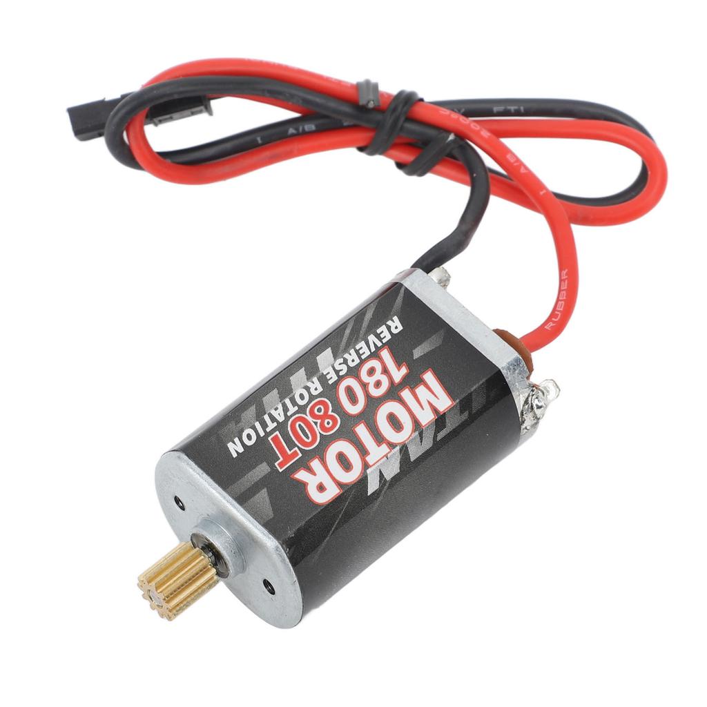 Motor Periat 7.2V 180 Torsiune Mare Fier Cupru Zgomot Redus Motor RC pentru Traxxas Crawler 118 80T