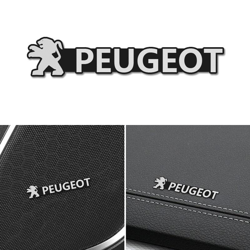 2026 Varm Bilklistremerke Bil Dekorativt Tilbehør 3D Aluminium Høyttaler Stereo Høyttaler Emblem Klistremerke For Peugeot 208 308 508 408 30