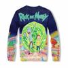 Fun New Rick And Morty Cartoon Galaxy 3d Sweater Hoodie Pants Outfit Tracksuit
