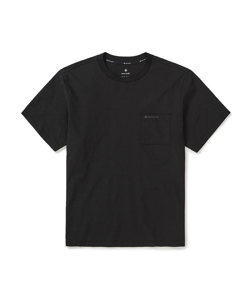 SNOWPEAK APPAREL Air Quick Dry Short Sleeve T-Shirt (S25Mmtts14) Dark Charcoal