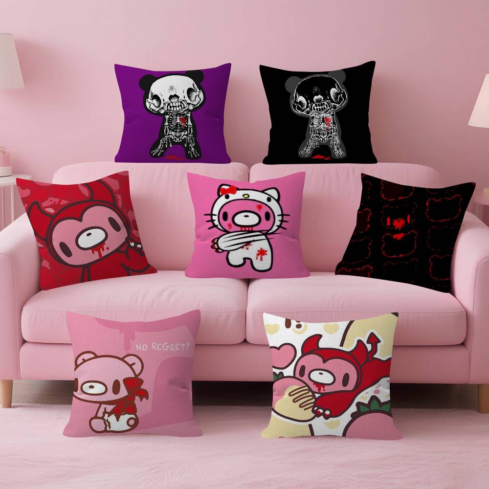 Funny GGloomy BBear 4545cm Cushion Cover Pillow Cover Decor Pillowcase Home Pillowcase For Couch Pillow
