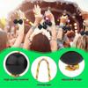 2pairs Aslatua Shakers, Kashaka Musical Percussion Instrument, African Asalato Shaker Rattle, Aslatuas Rhythmic Ball, Music E Shaker - RiRi
