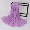 New Handmade Pearl Chiffon Scarf With Copper Tube For Women