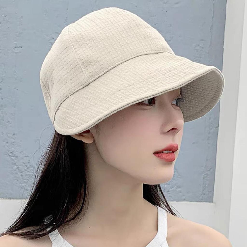 Women Foldable Sunhat Summer Outdoors Beach Fisherman Hat Sunscreen UV Protection Cap Adjustable Hiking Wide Brim Bucket Caps