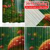 2D Flat Printing,2pcs Enchanted Glade Minimalist Popular Curtains Durable 100% Polyester Fabric Curtains Art Deco Festive