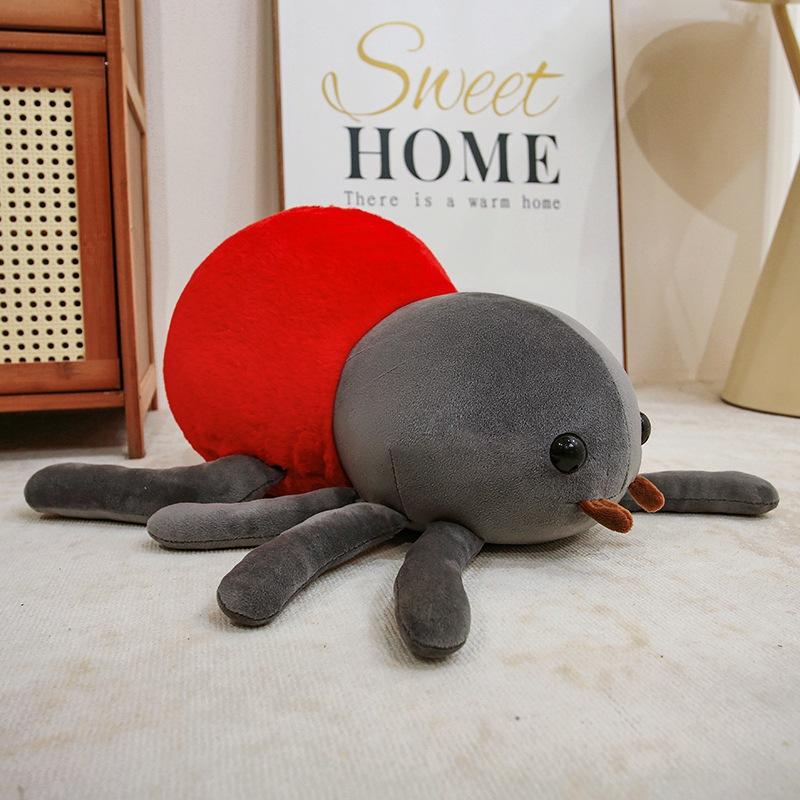 

Имитация паука, декоративная подушка, плюшевая игрушка, кукла, лежащая кукла-паук, детская сопровождающая успокаивающая кукла 30cm（0.2kg）