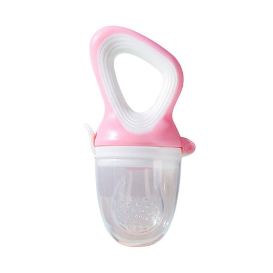 Infant Complementary Food Feeder Silicone Baby Fruit Pacifier, Self Feeding And Teething Easy Grip Teether Relief Toy, To Hold Seamless Odorless