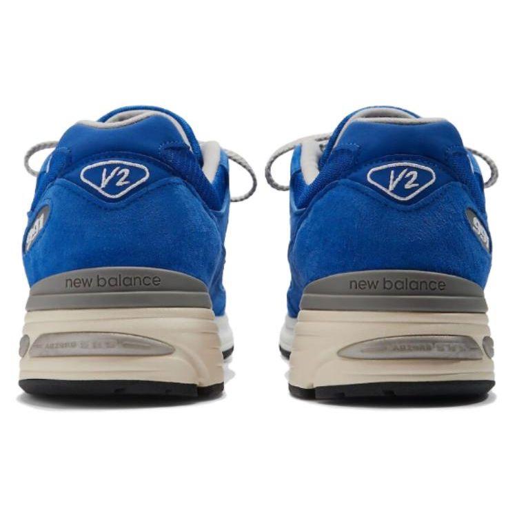 New Balance 991v2 Fabriqué en Angleterre Pack Revival Couleurs Vives - Bleu Éblouissant Baskets Homme Alliage Argent U991BL2