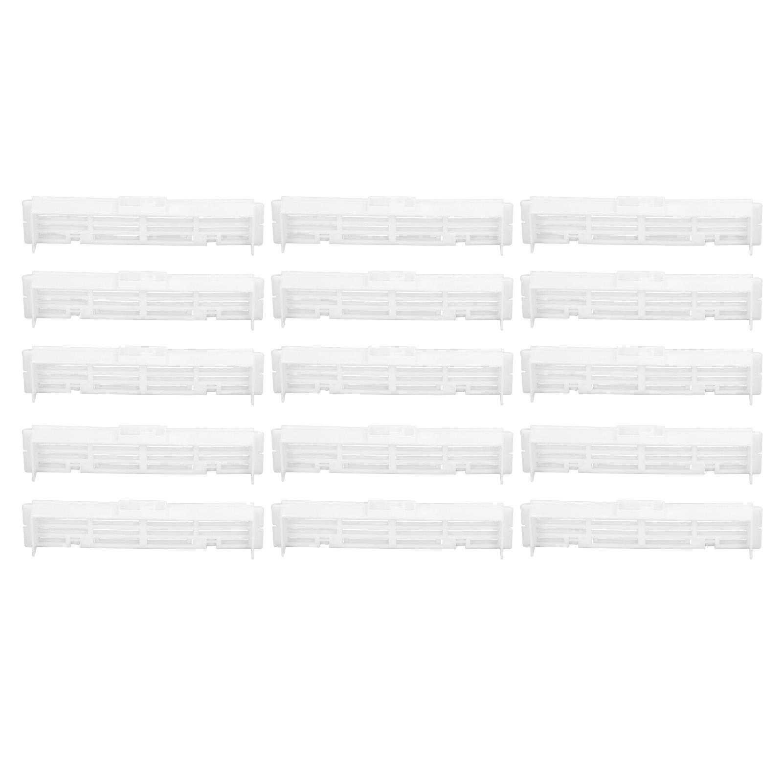 Konnwei 15Pcs Bee Anti Escape Device Barrier Plastic Beehive Spacer Frame Beekeeping Tool For Apiculture