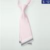 Abito 20Cm Cravatta Piccola Tinta Unita Doppio Strato Seta Imitata Corta Da Donna Cravatta Uniforme Scolastica Cravatta A Farfalla