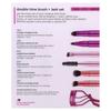 Real Techniques Double Time Brush + Eyelash Set, 4 Pieces