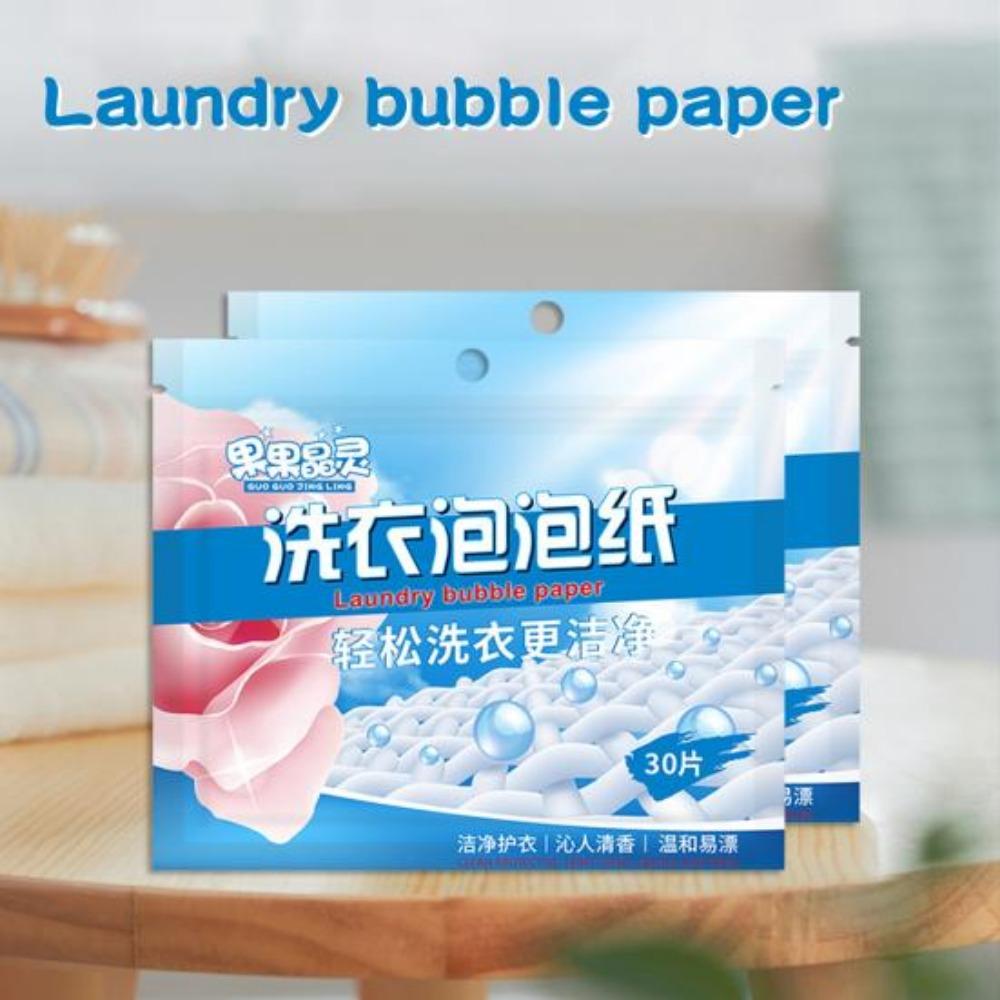 30pcs Washing Powder Nano Super Concentrated Washing Powder In Sheets