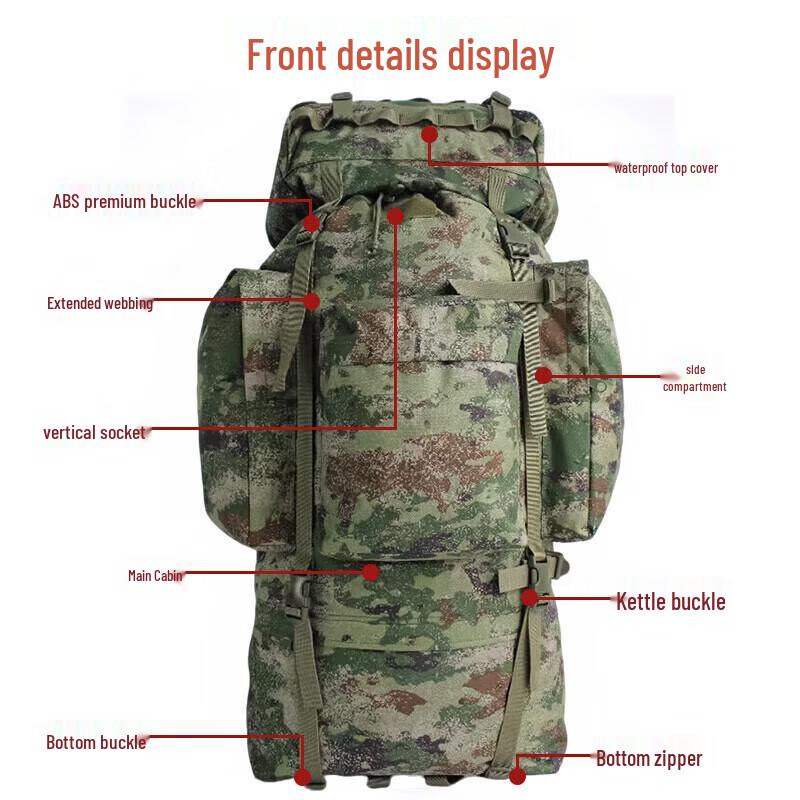 Large Capacity Outdoor Tactical Backpack