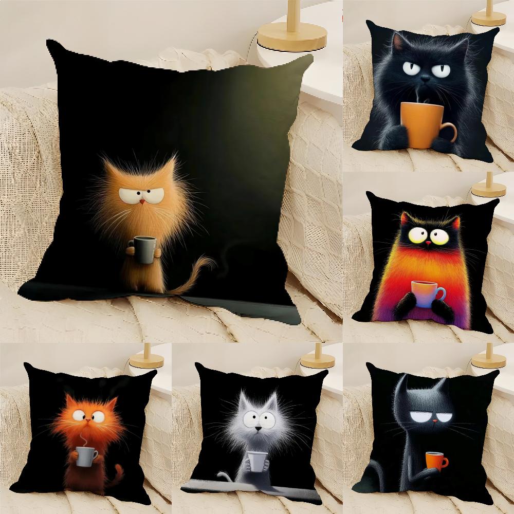 4-Pack Contemporary Style Pillow Case Linen Cushion Covers For Decorative Sofa Home Pillows Case Car Chair Pillows Cases