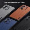 For Oppo A5x 4G/5G Case Wood Texture PU Leather Coated PC TPU Phone Cover