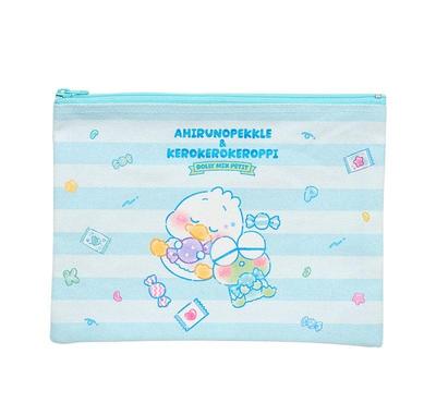 Sanrio Kerokerokeroppi & Ahiru no Pekkle DOLLY MIX PETIT Επίπεδη Θήκη Ιαπωνία ΝΕΟ