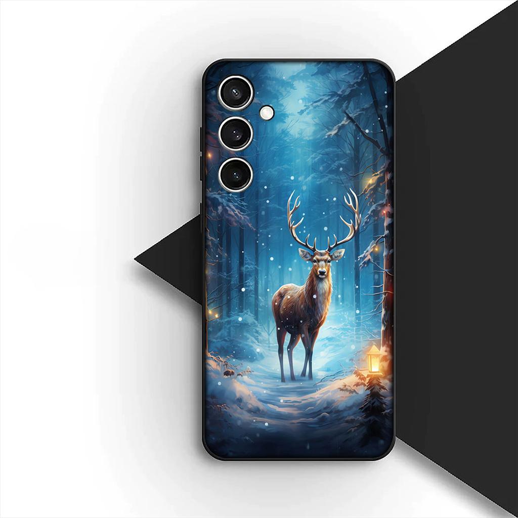 Cover for Samsung Galaxy S10 S8 S9 Plus A33 A34 A31 70 A71 A72 Note 20 9 8 S10E Casing Phone Case Forest Deer Hunting buck