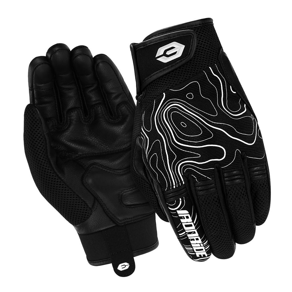 Gants de Moto Motocross Course de Moto Antidérapants Écran Tactile Gants à Doigts Entiers Été Respirants et Anti-Chute