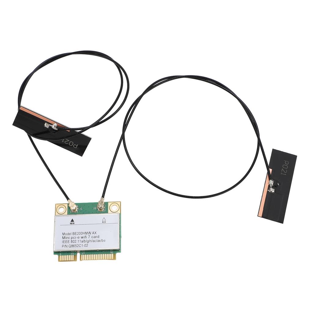 Mini PCI E WiFi 7 Card 8774Mbps 2 Band Gigabit Wireless Network Card BE200HMW para PC