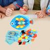 Creative Learning with Wooden Pattern Blocks and Tangram Shapes