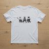 Three Cats Band Retro T-Shirt and Kids Tshirt - Vintage Kitten Rock Group Graphic Tee, Y2K Aesthetic Music Lover Gift, 90s Indie Streetwear