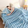 Solid Thickened Bubble Velvet Blanket Super Soft Cozy Flannel Sofa Cover Blanket Single Double Office Nap Air Conditioning Shawl