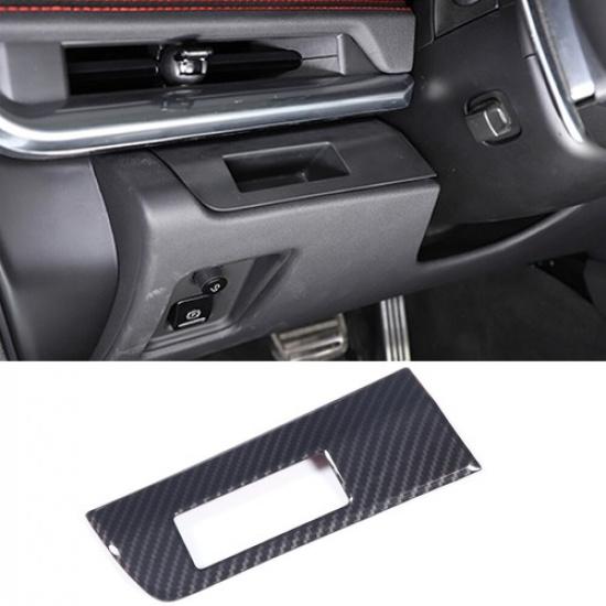 Carbon Fiber ABS Steering Wheel Left-Hand Slot Trim For Corvette C8 -2025