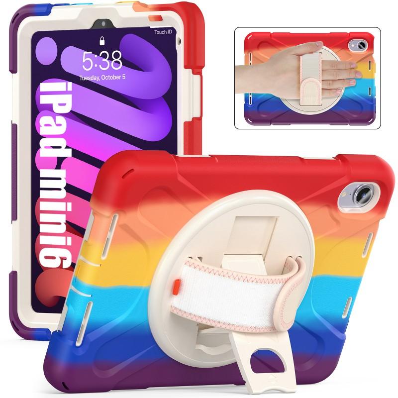 IPad 10.2 Case With Pencil Slot Rotating Handheld Stand TPU Shockproof Cover 7th 8th Gen