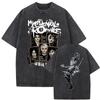 Unisex Rock Punk Emo Washed Vintage TShirt Limited Edition My Chemical RoUnisexce Three Cheers for Sweet Revenge TShirt