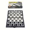 Magnetic Travel Chess Set Folding Portable Mini Chess Board with Full-Size Pieces Pocket-Sized Game for Adults Kids Perfect