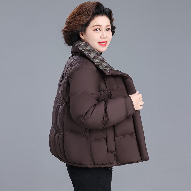 AIXUANMI Mid-Aged Women's Short Down Jacket