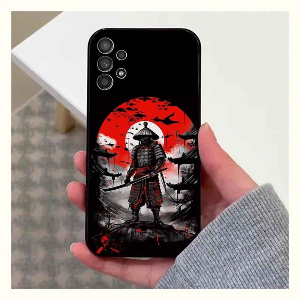 

Japanese Bushido Samurai Phone Case For Samsung Galaxy A13,A21s,A22,A31,A32,A52,A53,A71,A80,A91 Soft Black Cover Samsung a21s
