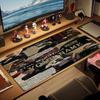 The Rookie Custom Name Large Size Mouse Pad Large Gaming Table Cushion Non-slip Laptop Tablet Big Mousepad XXL Mat Mini PC Playmat With Lock edge