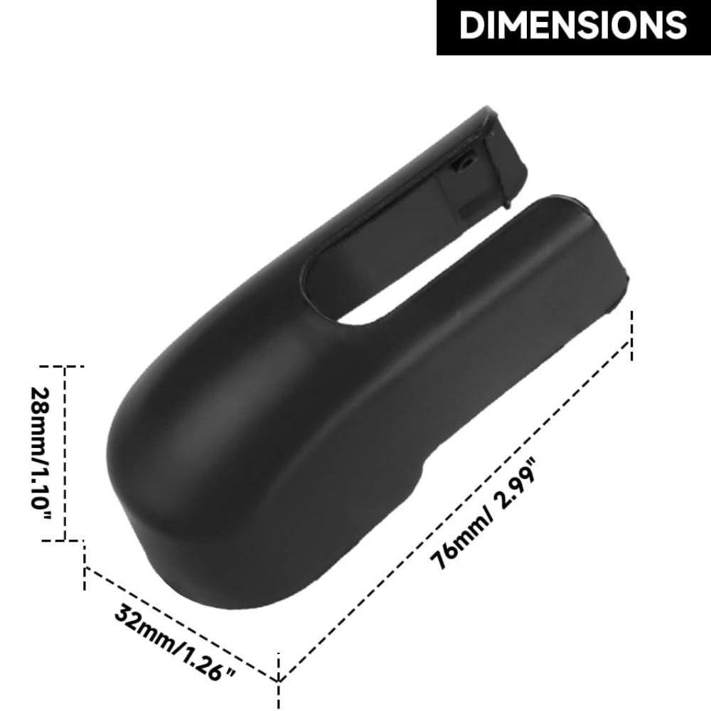 Rear Windshield Wiper Arm Nut Cover Cap 22923599 For Jeep Renegade 2015-2022