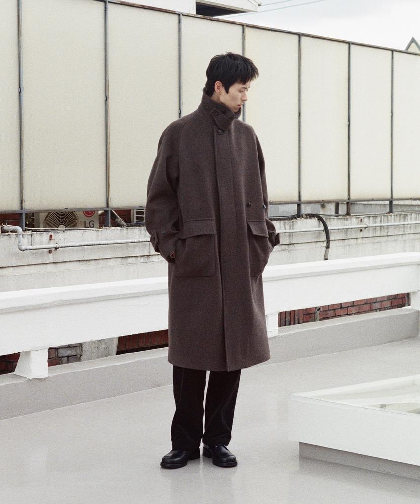 HORLISUN Winterport Wool Coat Spain Olive