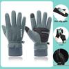 Windproof Winter Fleece Gloves - Touchscreen, Cold-Resistant for Men & Women