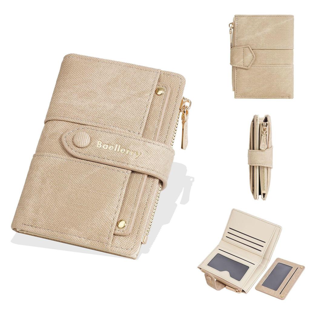 Portefeuille Mini Chic pour Femme - Porte-cartes Élégant pour Étudiants
