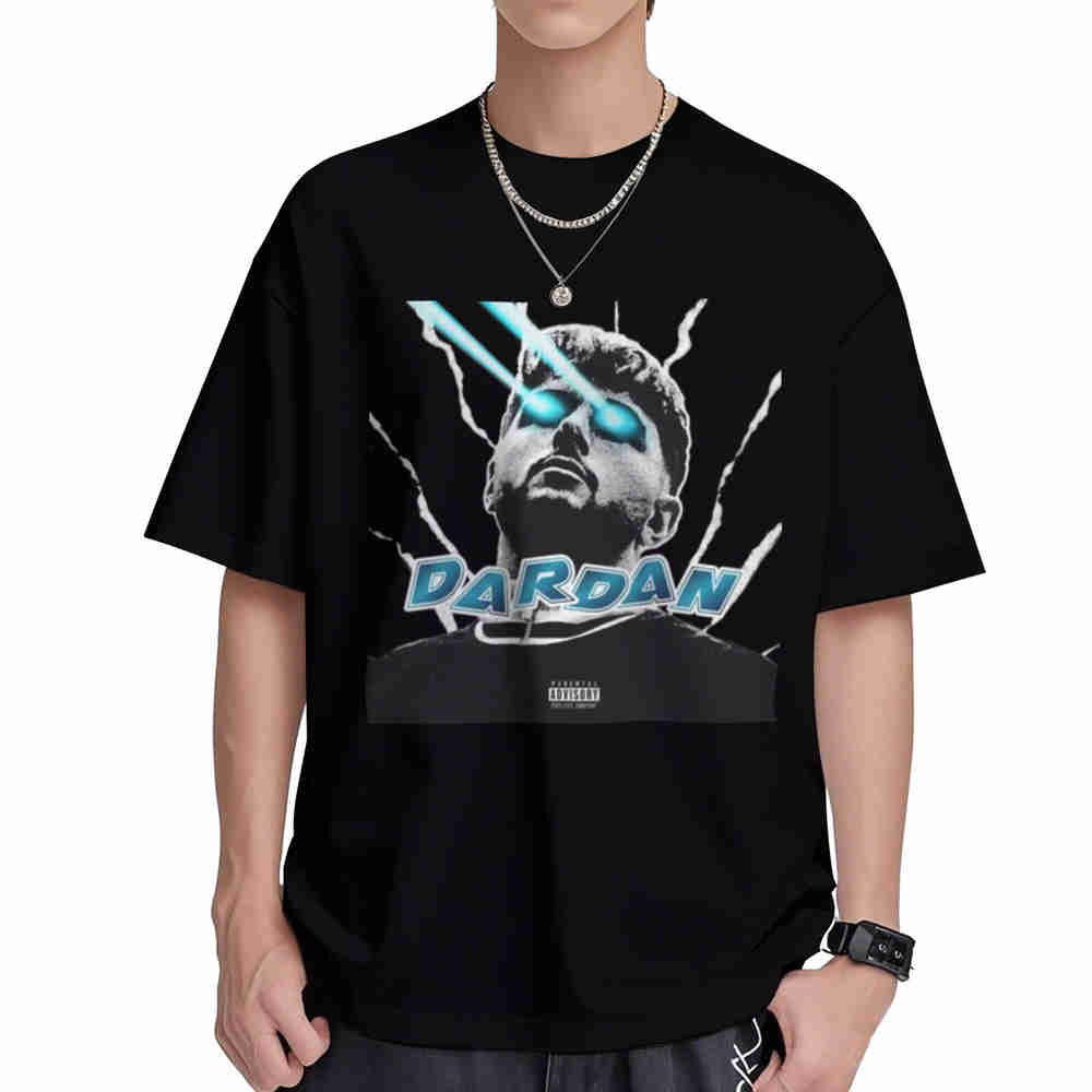 Dardan Rapper Hip Hop Short Sleeve Tee 100% Cotton T-Shirt