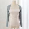 Women's Snowfall Style Cardigan: Lightweight Spring & Autumn Shawl, Cropped Air-Conditioned Jacket, Ballet Dance Camisole.