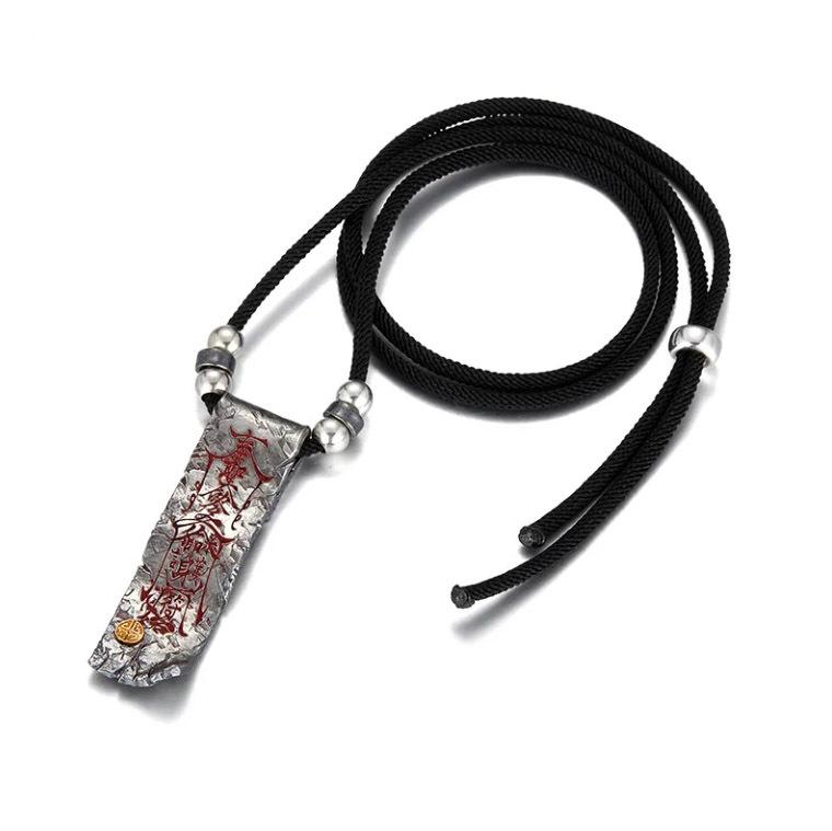 

Кулон-амулет для медитации Линг Китайский ветер Инь Ян Восемь триграмм Защита тела Перенаправление Кулон Ожерелье Гочао Цепочка для свитера