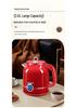 Retro Festive Red Smart Electric Kettle - Double Layer, Anti-Scald, Multi-Function, Constant Temperature