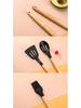 12-Piece Non-Stick Silicone Kitchen Utensil Set with Wooden Handles