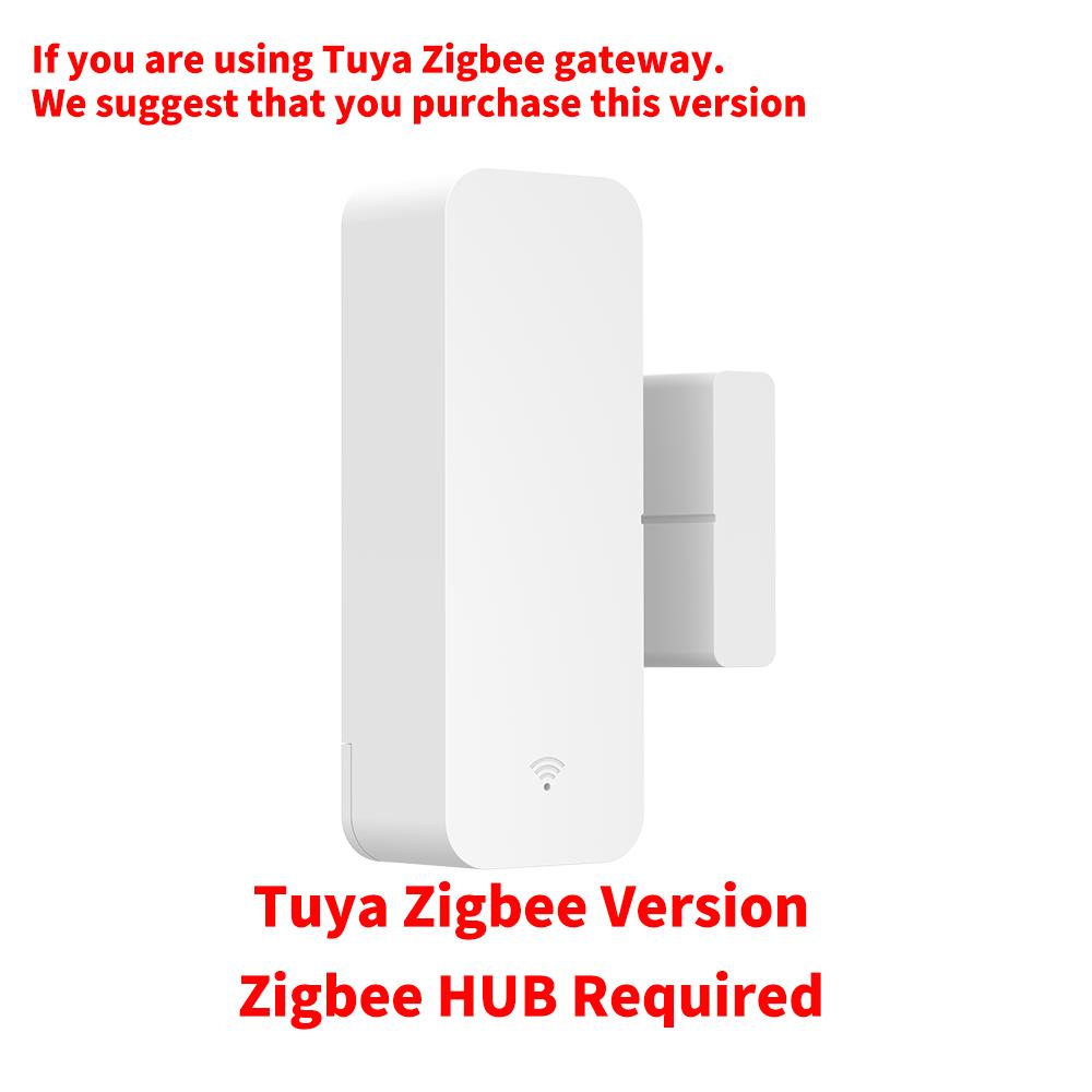 Zigbee 3.0 Door Sensor Window Detectors Magnetic Sensor Smart Home Security Protection Remote Monitoring Support ZHA Z2MQTT