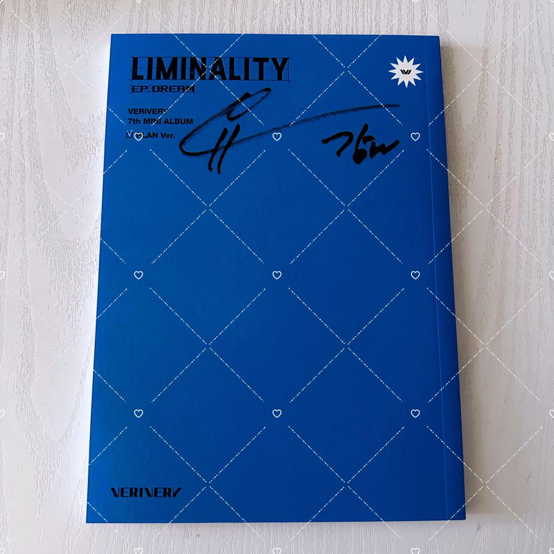 

[USED] VERIVERY Liminality EP.DREAM Kangmin autograph