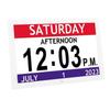 10 Inch Digital Smart Clock Large Display 12 Alarms Reminders Alarm Clock for Appointments