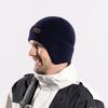 Knitted Winter Warm Hat With Solid Color And Ear Protection Design For Daily