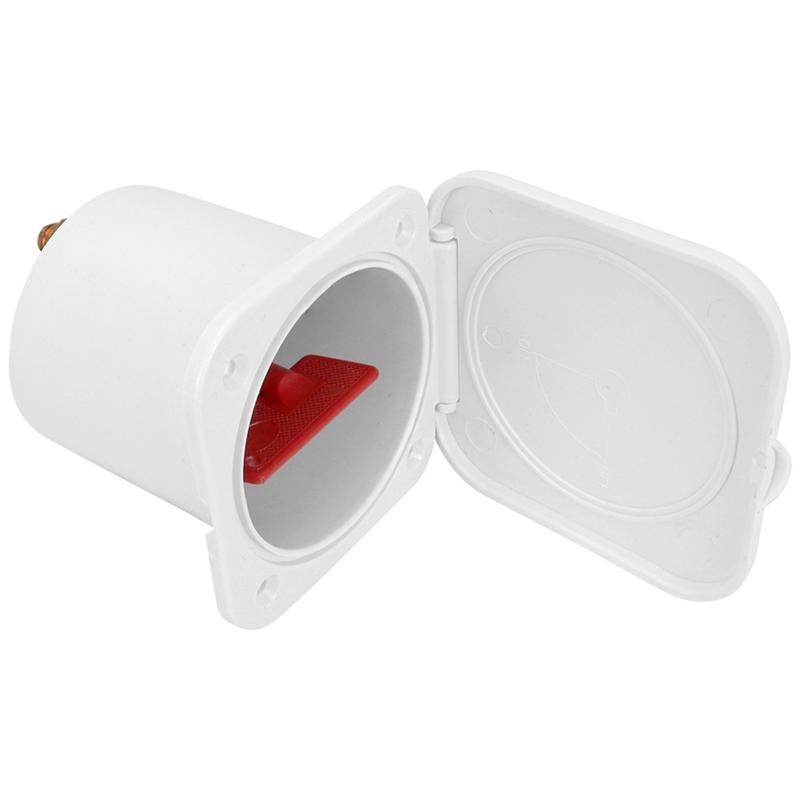 Battery Isolator Key Switch, 12V-24V 275A Covered Battery Disconnect Switch With Key For Marine RV Boat Caravan