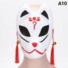 1Pc Anime Fox Masks Half Face Cat Mask Maskerade Festival Fest Cosplay rekvisitter